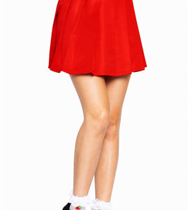 Strawberry Polka Dot Ruffle Top Ankets - One Size  - White/red LA-3015WHRDOS
