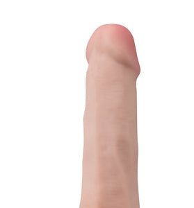 Dr. Skin Plus - 6 Inch Posable Dildo With Balls -  Vanilla BL-14903