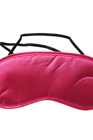 Sex and Mischief Satin Blindfold - Hot Pink SS100-04