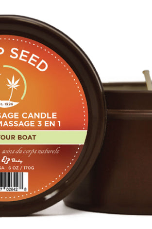 3-in-1 Massage Candle - 6 Oz. - Float Your Boat EB-HSCS022B