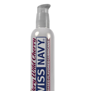 Swiss Navy Flavors Water Based Lubricant - Very Wild Cherry 4 Fl. Oz. MD-SNFVWC4