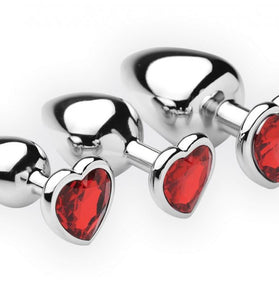 Chrome Hearts 3 Piece Anal Plugs With Gem Accents FR-AF430