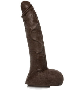 Jason Luv - 10 Inch Ultraskyn Cock With Removable Vac-U-Lock Suction Cup - Chocolate DJ8060-06-BX