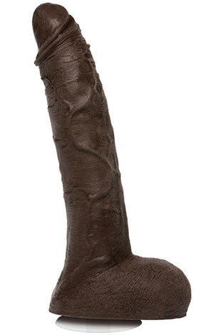 Jason Luv - 10 Inch Ultraskyn Cock With Removable Vac-U-Lock Suction Cup - Chocolate DJ8060-06-BX