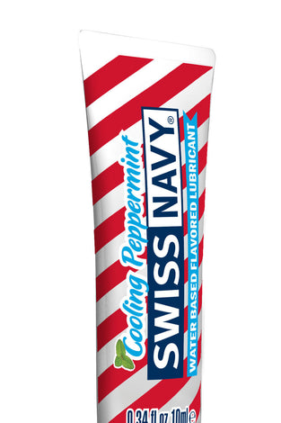Swiss Navy Cooling Peppermint Water-Based Lubricant 10ml MD-SNFCP10ML