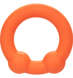 Alpha Liquid Silicone Dual Ball Ring - Orange Orange SE1492122