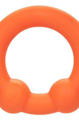 Alpha Liquid Silicone Dual Ball Ring - Orange Orange SE1492122