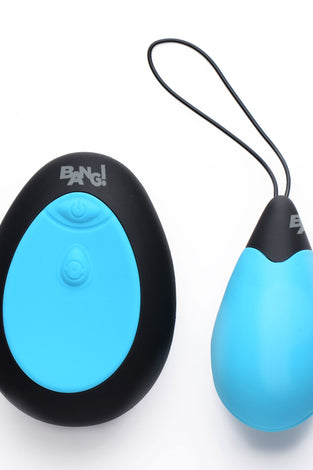 Bang - 10x Silicone Vibrating Egg - Blue BNG-AG462-BLU