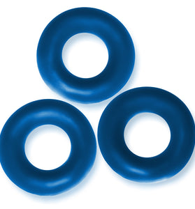 Fat Willy 3-Pack Jumbo C-Rings - Space Blue OX-3065-SPC