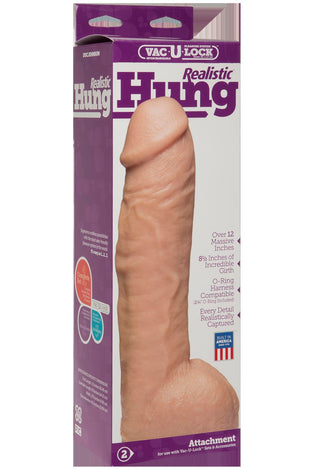 Vac-U-Lock Realistic Hung - White DJ1015-27