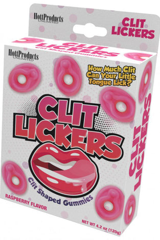 Clit Lickers Gummies Raspberry Flavors 4.2oz HTP3317
