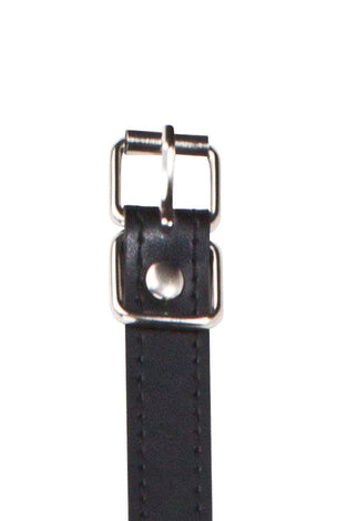 Ball Gag With Leather Straps - Black OU-OU047BLK