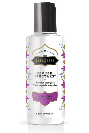 Divine Nectars Flavored Body Glide - Raspberry Kiss - 5 Fl Oz. 150ml KS12033