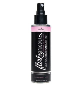 Flirtatious Pheromone Infused Body Mist - Vanilla, Sugar, & Sweet Pea - 4.2 fl.oz / 125 ml SEN-VL544