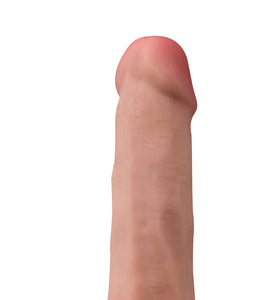 Dr. Skin Plus - 6 Inch Posable Dildo With Balls -  Mocha BL-14907