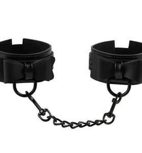 Bow Tie Cuffs - Black SS520-28
