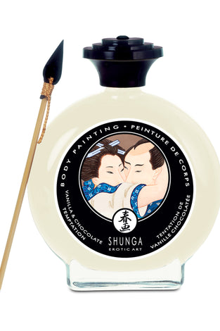 Edible Body Paint - Vanilla & Chocolate Temptation - 3.5 Fl. Oz. / 100 ml SHU7001