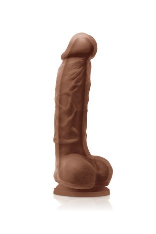 Colours - Dual Density - 5 Inch Dildo - Brown NSN-0403-12