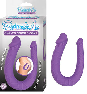 Seduce Me Curved Double Dong - Purple NW2840-2