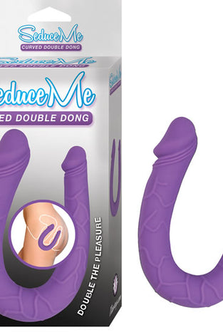 Seduce Me Curved Double Dong - Purple NW2840-2