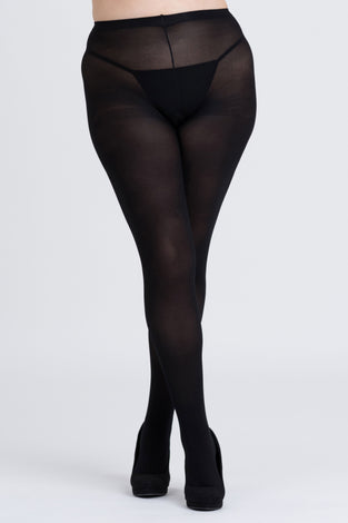 Fifty Shades of Grey Captivate Spanking Pantyhose  - Plus Size - Black LHR-80297