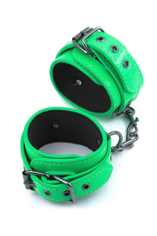 Electra Play Things - Ankle Cuffs - Green NSN-1310-38