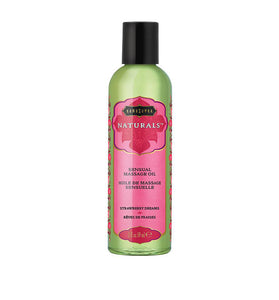 Naturals Massage Oil - Strawberry Dreams - 2 Fl Oz (59 ml) KS10282