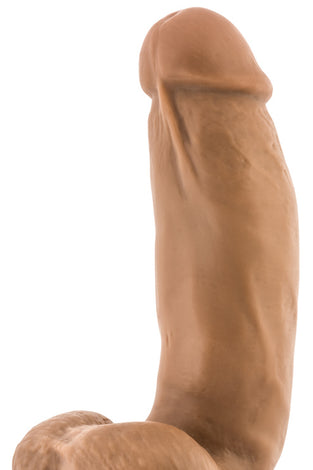 Dr. Skin Silicone - Dr. Samuel - 7 Inch Dildo With Suction Cup - Mocha BL-16737