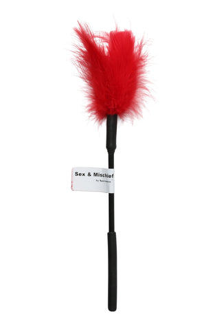 Sex and Mischief Feather Tickler - Red SS100-72