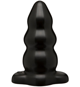 Triple Ripple Butt Plug - Large -Black DJ0247-04