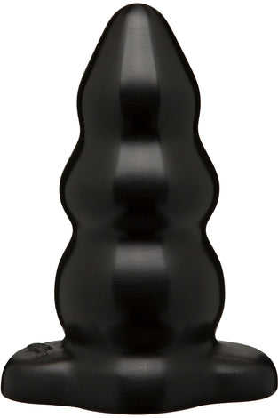 Triple Ripple Butt Plug - Large -Black DJ0247-04