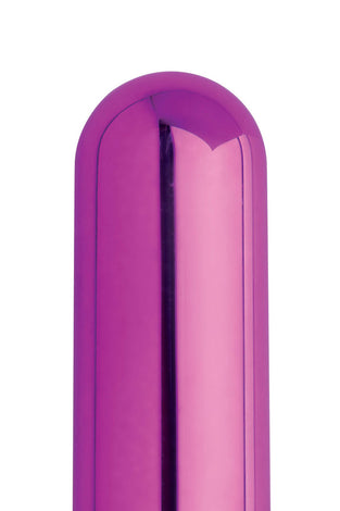 10x Rechargeable Vibrating Metallic Bullet - Purple BNG-AG656-PUR