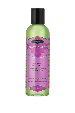 Naturals Massage Oil - Island Passion Berry - 2 Fl Oz (59 ml) KS10281