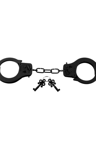 Fetish Fantasy Series Designer Metal  Handcuffs - Black PD3801-23