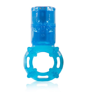 Big Omg Vibrating Ring - Blue - Each ABG-BU-101E