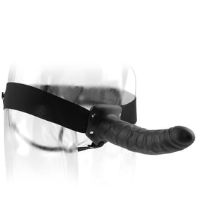 Fetish Fantasy Series 8 Inch Hollow Strap-on -  Black PD3360-23