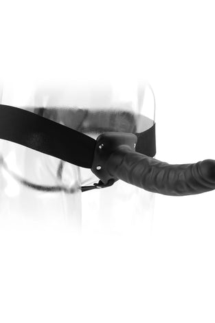 Fetish Fantasy Series 8 Inch Hollow Strap-on -  Black PD3360-23