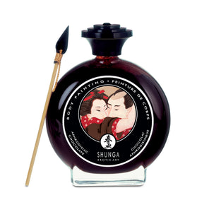 Edible Body Paint - Aphrodisiac Chocolate - 3.5 Fl. Oz. / 100 ml SHU7000