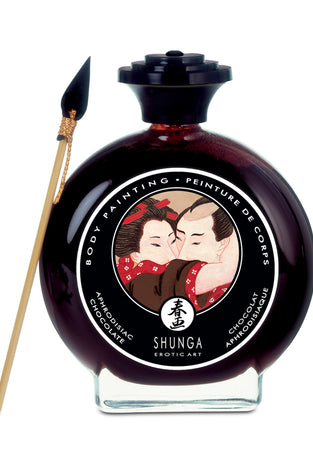 Edible Body Paint - Aphrodisiac Chocolate - 3.5 Fl. Oz. / 100 ml SHU7000