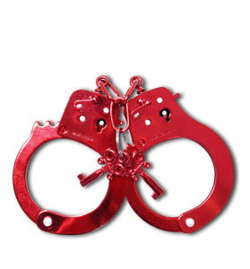 Fetish Fantasy Series Anodized Cuffs - Red PD3816-15
