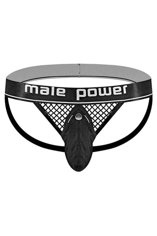 Cock Pit Net Cock Ring Jock - L/ XL - Black MP-346260BKLX
