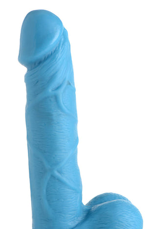 Pop Pecker 6.5 Inch Dildo With Balls - Blue POPP-AG766-BLU