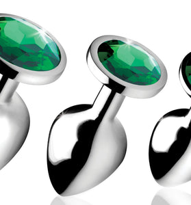 Emerald Gem Anal Plug Set BTYS-AG190