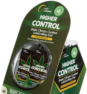 Higher Control Male Climax Control Lubricating Gel With Hemp - 50 Pc BA-HCCSPDJ