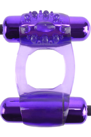 Fantasy C-Ringz Duo-Vibrating Super Ring Purple PD5863-12