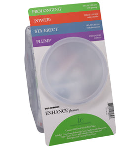 Intimate Enhancements - Enhance Pleasure -  Fishbowl Display - 100 Pieces - 0.35 Oz Tubes DJ1313-90-BX