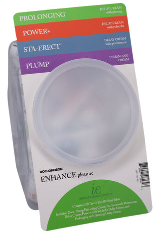 Intimate Enhancements - Enhance Pleasure -  Fishbowl Display - 100 Pieces - 0.35 Oz Tubes DJ1313-90-BX