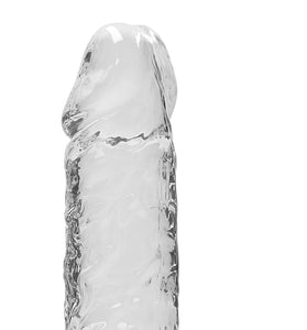 8 Inch Realistic Dildo With Balls - Translucent SH-REA092TRA