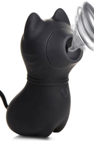 Sucky Kitty 7x Clitoral Stimulator - Black INM-AG960-BLK