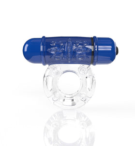 Screaming O 4b - Owow Super Powered Vibrating Ring - Blueberry SO-4BOW-BB